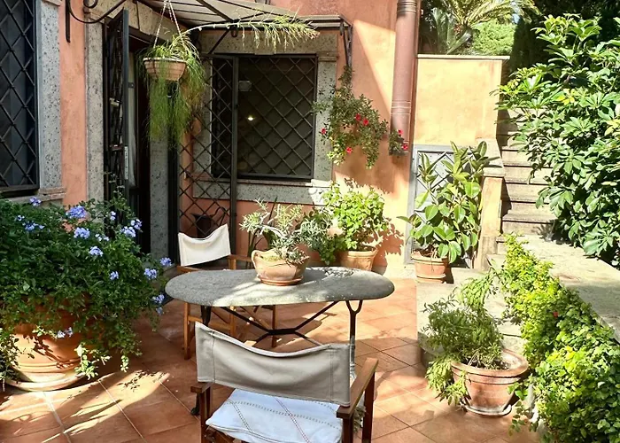 Turistico Indipendente Con Giardino דירה *